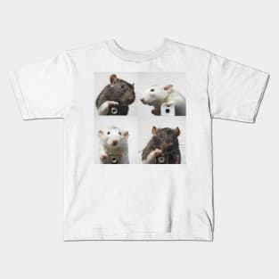 Say Cheese–Rat Photographers Kids T-Shirt